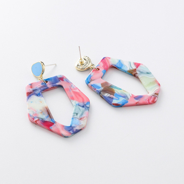 Cercei de damă de zi cu zi - în două culori