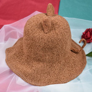 Palarie de vara de dama moderna cu element 3D in mai multe culori