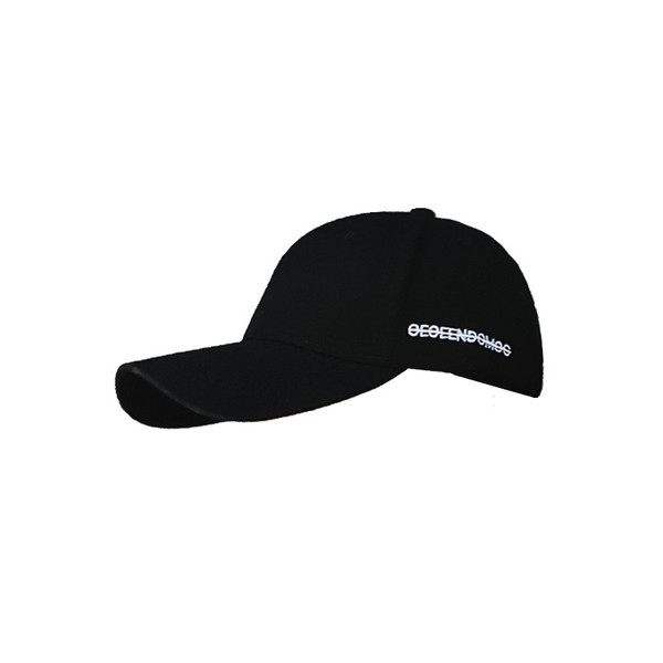 Pălărie modernă pentru bărbați și femei cu vizor în alb-negru