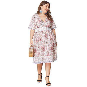 Rochie casual dama cu maneca scurta croiala model