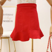 Fusta de dama cu talie inalta in mai multe culori