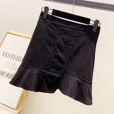 Fusta de dama cu talie inalta in mai multe culori