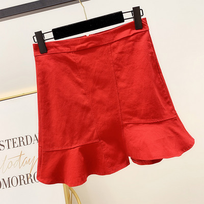 Fusta de dama cu talie inalta in mai multe culori