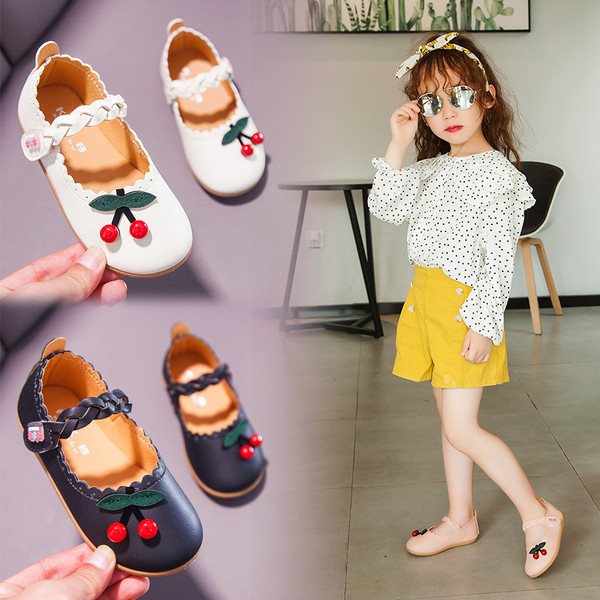 Pantofi moderni pentru copii pentru fete in trei culori cu element 3D