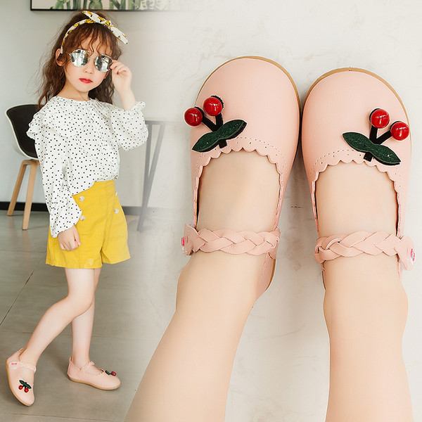 Pantofi moderni pentru copii pentru fete in trei culori cu element 3D