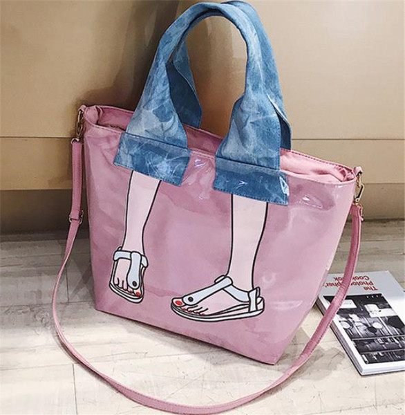 Geanta mare de dama moderna cu aplicatie in mai multe culori