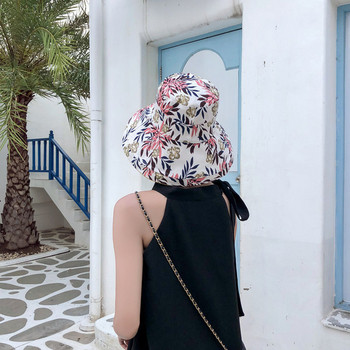 Лятна дамска шапка с две лица в няколко цвята 