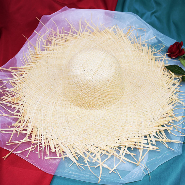 Palarie de plaja dama in doua modele