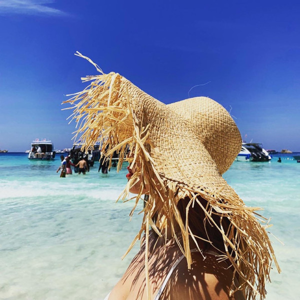 Palarie de plaja dama in doua modele