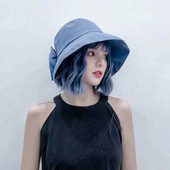 Stílusos női nyári sapka több színben szalaggal