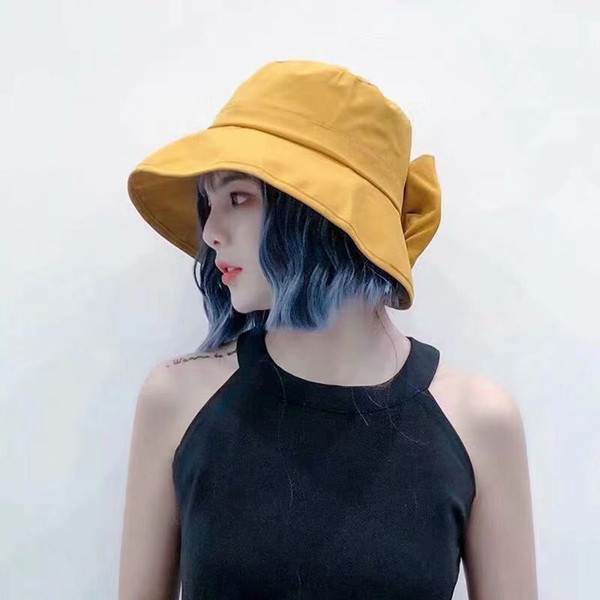 Stílusos női nyári sapka több színben szalaggal