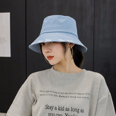 Palarie casual dama cu broderie in mai multe culori