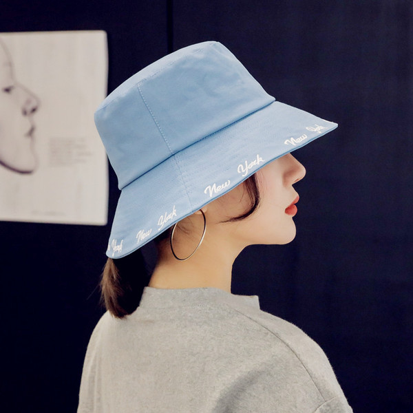 Palarie casual dama cu broderie in mai multe culori