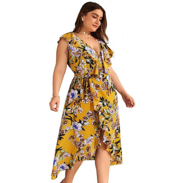 Rochie de dama colorata in doua culori cu decolteu in V