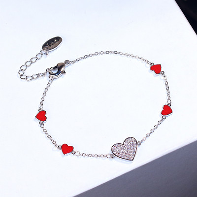 Bratara eleganta de dama in doua culori cu pietre