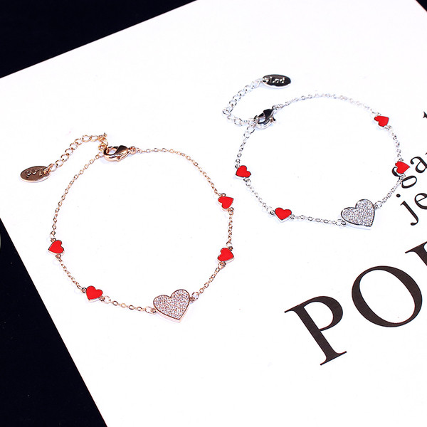 Bratara eleganta de dama in doua culori cu pietre