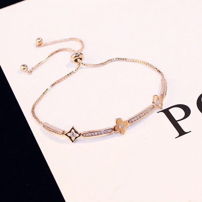 Bratara de dama actuala in doua culori cu pietre