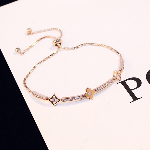 Bratara de dama actuala in doua culori cu pietre