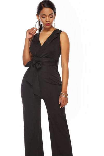 Μοντέρνες γυναικείες ολοσωμες φόρμες με κορδέλα σε τρία χρώματα