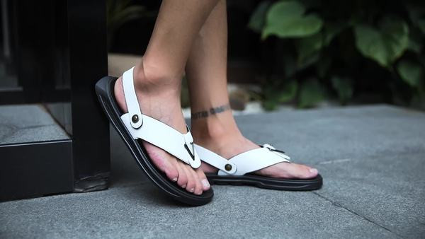 Ежедневни мъжки сандали от еко кожа в няколко цвята