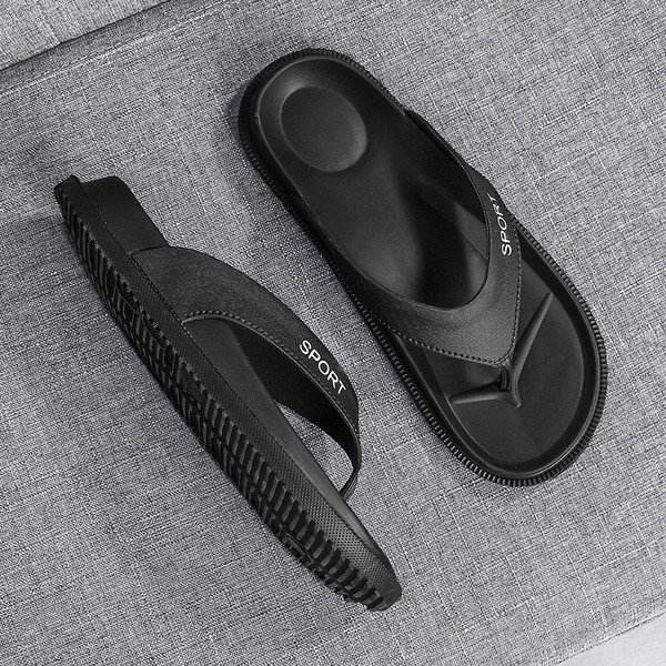 Papuci barbati moderni in trei culori cu talpa plata