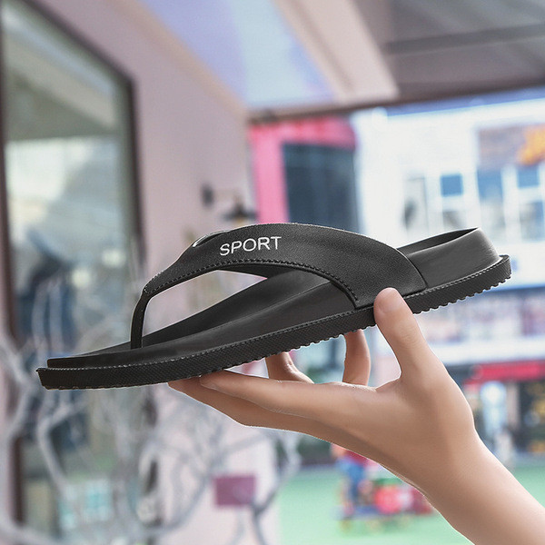 Papuci barbati moderni in trei culori cu talpa plata