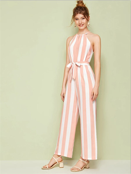 Γυναικεία ολόσωμη φόρμα με κορδόνια 