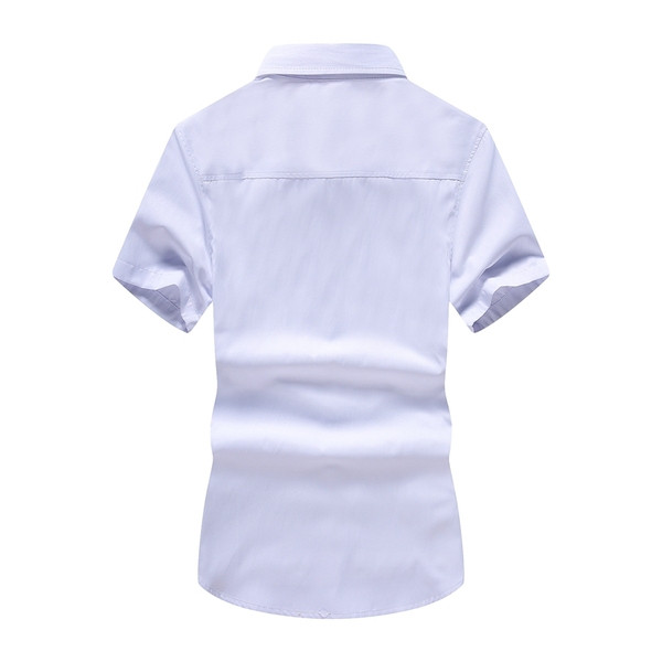 Cămașă bărbătească elegantă cu mâneci scurte - patru culori