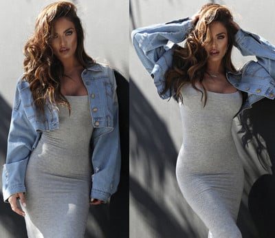 Rochie moderna de dama cu bretele subtiri in mai multe culori