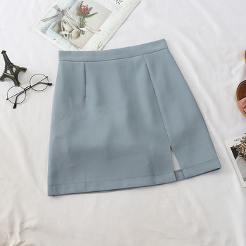 Fusta de dama moderna cu talie inalta in diferite culori