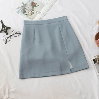 Fusta de dama moderna cu talie inalta in diferite culori