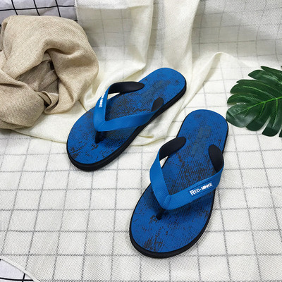 Papuci casual barbatesti cu inscriptie in trei culori