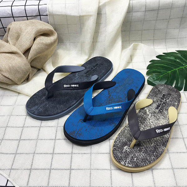 Papuci casual barbatesti cu inscriptie in trei culori