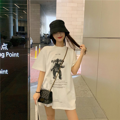 Tricou dama model lung cu aplicatie in trei culori