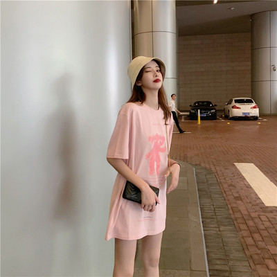 Tricou dama model lung cu aplicatie in trei culori