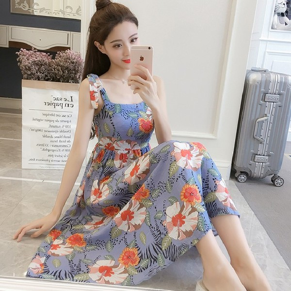 Rochie de vara dama cu aplicatie colorata - model decupat