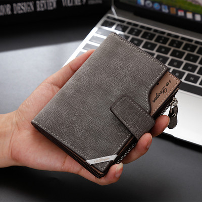 Portofel barbatesc de zi cu zi cu inchidere in mai multe culori