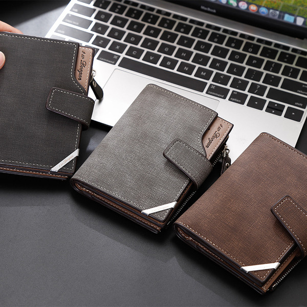 Portofel barbatesc de zi cu zi cu inchidere in mai multe culori