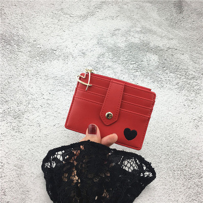 Portofel de dama modern in patru culori cu aplicatie