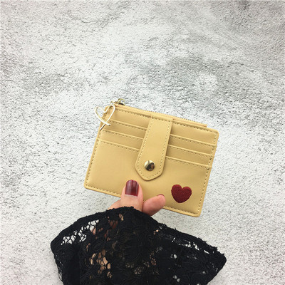 Portofel de dama modern in patru culori cu aplicatie