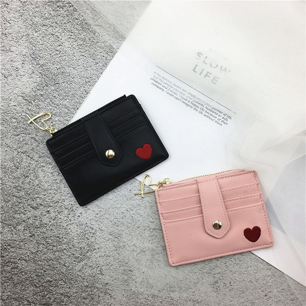 Portofel de dama modern in patru culori cu aplicatie