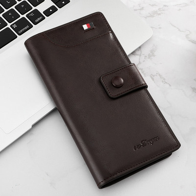 Дълъг портфейл със закопчаване в няколко цвята