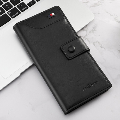 Дълъг портфейл със закопчаване в няколко цвята