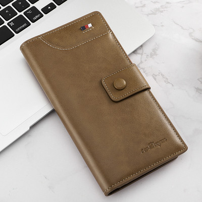 Дълъг портфейл със закопчаване в няколко цвята