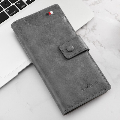 Дълъг портфейл със закопчаване в няколко цвята