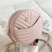 Geanta de dama moderna din piele ecologica cu lant metalic