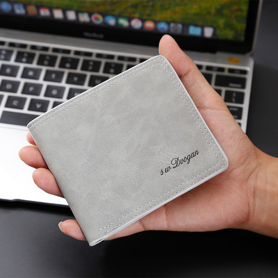 Portofel zilnic pentru bărbați cu inscripție în diferite culori