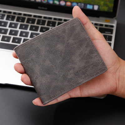 Portofel zilnic pentru bărbați cu inscripție în diferite culori