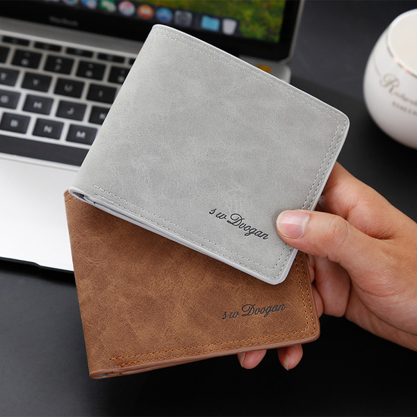 Portofel zilnic pentru bărbați cu inscripție în diferite culori