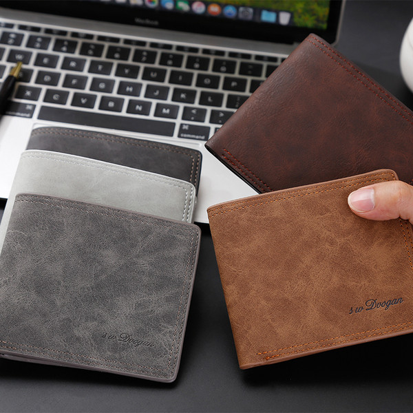 Portofel zilnic pentru bărbați cu inscripție în diferite culori